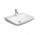 Umyvadlo Duravit ME by Starck 60x46 cm s jedným otvorem na baterie s povrchem WonderGliss