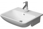 Polozápustné umyvadlo Duravit ME by Starck 55x45,5 cm s jedným otvorem na baterię 