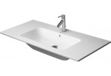 Umyvadlo Duravit ME by Starck 103x49 cm s jedným otvorem na baterię s povrchem WonderGliss