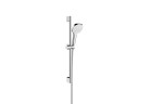 Sprchový set Hansgrohe Croma Select E 1jet 90 cm, velikost sprchové hlavici 11 cm, EcoSmart 9 l/min, bílý/chrom