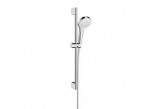Sprchový set Hansgrohe Croma Select S Vario 65 cm, velikost sprchové hlavici 11 cm, EcoSmart 9 l/min, bílý/chrom