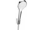 Sluchátko Hansgrohe Croma Select S s rukojetí Porter S 1,25 m, velikost sprchové hlavici 110 mm, bílý/chrom
