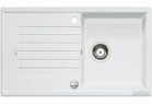 Dřez Blanco ZIA 5S 86x50 cm, s automatickým uzávěrem, bílý