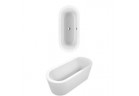 Vana Villeroy&Boch Loop&Friends Oval 180X80 cm s panelem, akrylátová, bílý Alpin