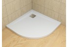 Akrylátátová sprchová vanička Radaway Argos A 90x90 cm čtvrtkruhový
