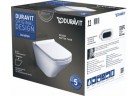 Mísa Duravit DuraStyle závěsná, 37x54 cm+sedadlo s pozvolným sklápěním, bílá