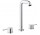 Umyvadlová baterie Grohe Essence stojící, wys. 244 mm, chrom, 3otvorová