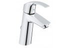 Umyvadlová baterie Grohe Eurosmart stojící, wys. 206 mm, chrom, jednootvorové, z opuszczanym łańcuszkiem