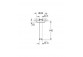 Rameno pro hlavovou sprchu grohe stropní 142mm- sanitbuy.pl