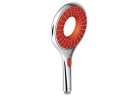 Ruční sprcha GROHE Rainshower® Icon 150 górny, chrom/červená, 2 proudy, bez omedzovača prietoku