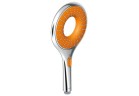 Ruční sprcha GROHE Rainshower® Icon 150 górny, chrom/oranžový, 2 proudy, bez omedzovača prietoku