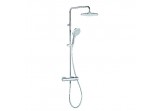 Sprchový set Kludi Freshline Dual Shower System s termostatem, horní sprcha 25 cm, chrom