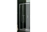 Sprchový kout, posuvné dveře SanSwiss TOP-LINE TOP levé, szer. 1200 mm, wys. 1900 mm, stříbrná matná, čiré 