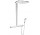 Sprchový set Hansgrohe Rainmaker Select 460 3jet, rozsah 580 mm, bílý/chrom, EcoSmart