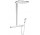 Sprchový set Hansgrohe Rainmaker Select 460 2jet, rozsah 580 mm, bílý/chrom