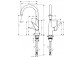 Bateria kuchenna 1-uchwytowa Hansgrohe Talis S 200 wys. 400 mm, chrom, wyciągana wylewka- sanitbuy.pl