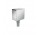 Přípojka hadice Hansgrohe FixFit Square bok 64 mm, chrom