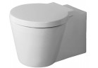 Závěsné wc wc Duravit Starck I bílá, s povrchem WonderGliss 