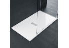 Sprchová vanička Novellini Custom ultracienki 120x70 cm, výška 3,5 cm, akrylátátový s možností odříznoutí, černá