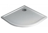 Sprchová vanička Novellini Victory A New 80x80 cm, výška 11,5 cm, akrylátátový, bílá