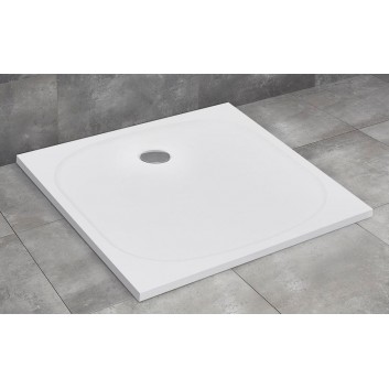 Sprchová vanička Radaway Zantos C bílá, 80 x 80 cm, antypoślizgowy, - sanitbuy.pl