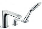 Vaňová baterie Hansgrohe Metris E2 3otvorová k montáži na okraj Vany, Vnější komponent
