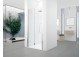Dveře prysznicowej do niky Novellini Young 2.0 1B 80 jednokřídlové, zakres regulacji 77-81 cm, profil chrom, čiré sklo- sanitbuy.pl