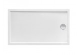 Sprchová vanička pravoúhlý, akrylátový Roca Granada Medio 140 x 80 x 7,5 cm, bílá 