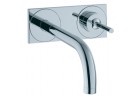 Umyvadlová baterie nástěnná podomítková Axor Uno2, délka mazaniny 22,6 cm