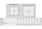 Sprchová vanička pravoúhlý Kaldewei Scona 120 x 100 x 2,3 cm, bílá, rám pro montáž FR/ESR II - sanitbuy.pl