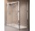 Dveře sprchové posuvné Novellini Kuadra 2P 120-126 cm levé , profil chrom, čiré sklo 