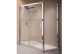 Dveře sprchové posuvné Novellini Kuadra 2P 132-138 cm levé, profil chrom, čiré sklo 