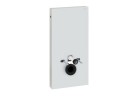 Sanitární modul Geberit Monolith do WC wiszącego, bílá/hliník, H101, připevnění 18/23 cm