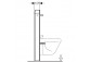 Sanitární modul Geberit Monolith do WC wiszącego, bílá/hliník, H101, připevnění 18/23 cm- sanitbuy.pl