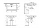 Umyvadlo nábytkové, obdélníková Villeroy & Boch bílá Alpin, 100 x 47 x 16,5 cm, přepad, 2 otwory na baterię- sanitbuy.pl