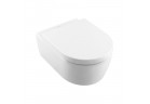 Závěsné wc Villeroy&Boch Avento DirectFlush s hlubokým splachováním, se sedadlem s pozvolným sklápěním široké, bílá