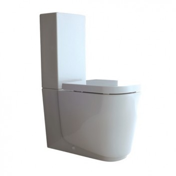 Kompakt WC Galassia MEG11 bílá, mísa + nádrž, odtok univerzální- sanitbuy.pl
