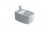 Závěsný bidet Galassia Midas bílá, 52 x 38 x 25 cm, přepad, otvor na baterii