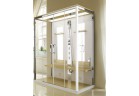 Sprchový box Novellini Nexis Dual s parní lázní 170x90x235 cm povrchová úprava dub