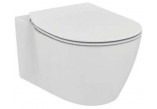 Závěsné wc WC Ideal Standard 36,5x54 cm Connect Rimles Aquablade bílá- sanitbuy.pl