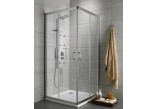 Čtvercový sprchový kout Radaway Premium Plus C 100x100 sklo čiré, chrom - sanitbuy.pl