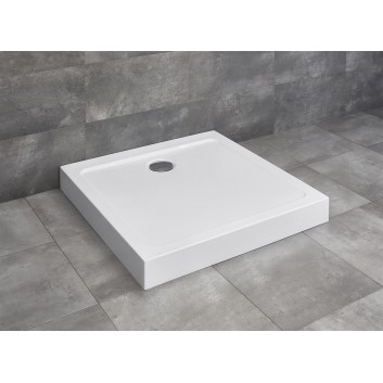 Akrylátátová sprchová vanička Radaway Doros C čtvercová 80x80 cm- sanitbuy.pl
