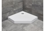 Pięciokątny sprchová vanička s panelem akrylátový 90x90cm Radaway Doros PT Compact- sanitbuy.pl