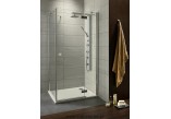 Sprchový kout Radaway Almatea KDJ 900x900 mm čtvercová s jednokusovými dveřmi, pravá, sklo čiré- sanitbuy.pl