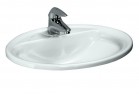 Umyvadlo na desku 56x44cm s otvorem pro baterii, bílá Laufen Pro B, H8139510001041