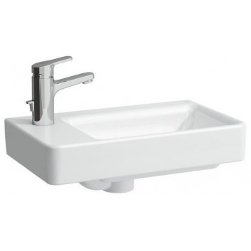 Umyvadlo nástěnná 48x28cm s otvorem pro baterii z pravé strány stronie, bílá Laufen Pro S- sanitbuy.pl