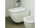 Závěsné wc Ideal Standard Tesi AquaBlade 53,5x36,5 cm bílá + klozetové sedátko druhu Thin, pomalu sklápěcí