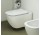 Závěsné wc Ideal Standard Tesi AquaBlade 53,5x36,5 cm bílá + klozetové sedátko druhu Thin, pomalu sklápěcí