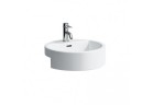 Polozápustné umyvadlo śr. 460 mm s otvorem na baterie bílá Laufen LIVING CITY