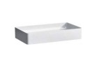 Umyvadlo na postavení na desku 60x34cm bílá bez otvoru pro baterii LAUFEN Living Square